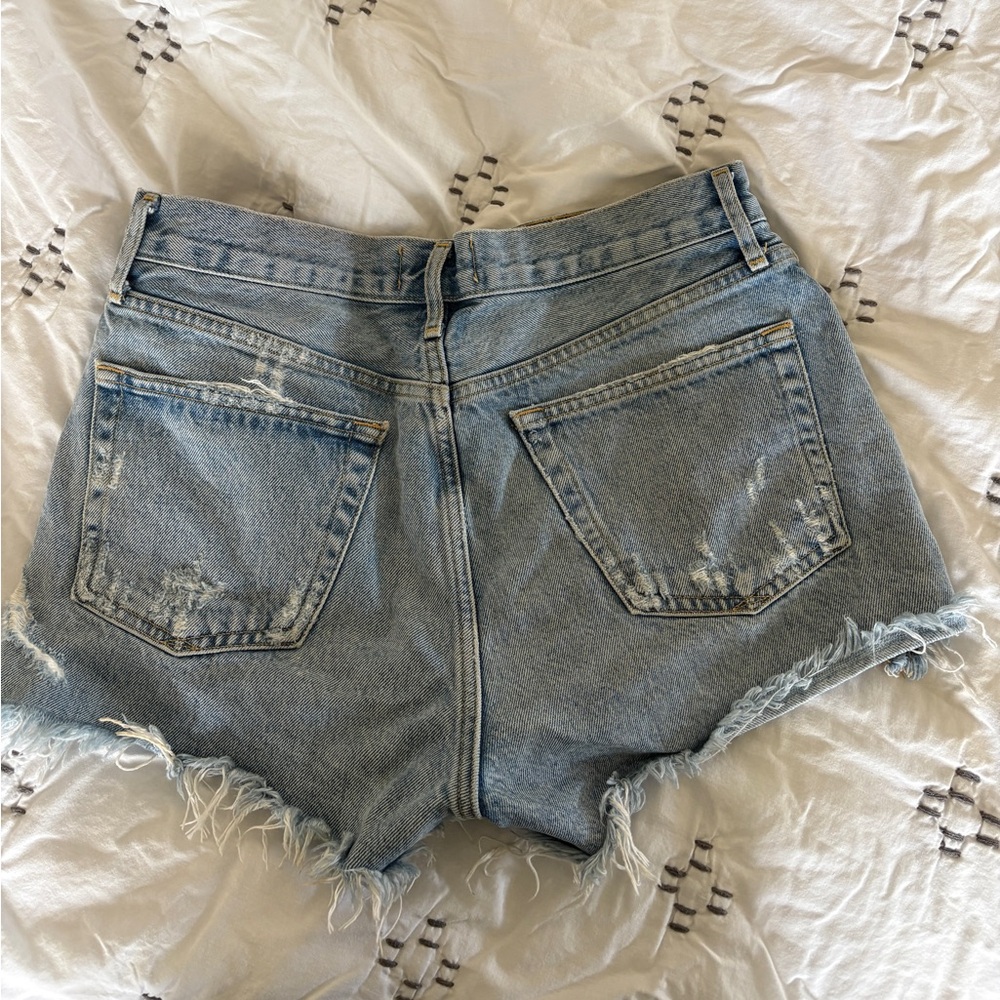 AGOLDE Parker Cutoff Denim Shorts - 26 - Picture 4 of 7